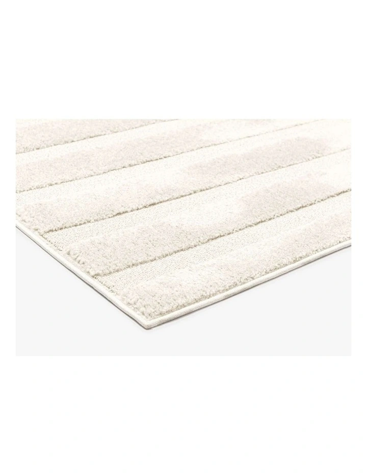 LOOPSIE  MOJAVE CREAM STRIPED RUG image 2