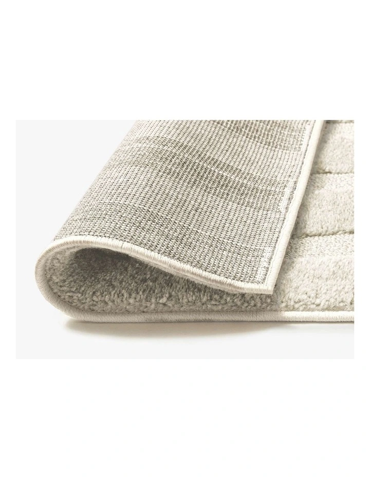 LOOPSIE  MOJAVE CREAM STRIPED RUG image 3