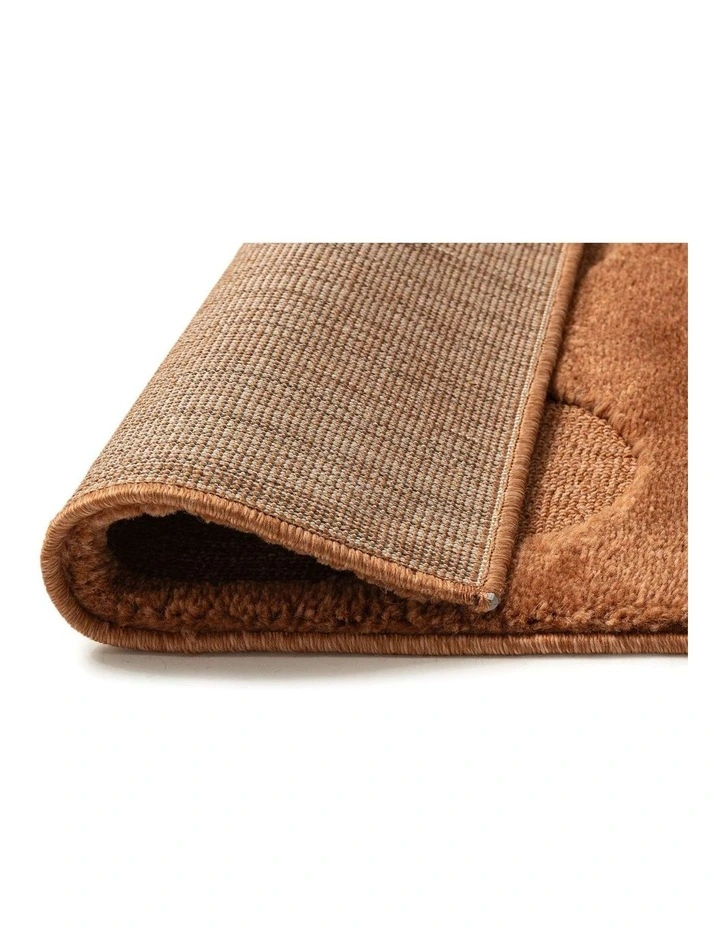 LOOPSIE  PALAWAN TERRACOTTA SQUIGGLE RUG image 3