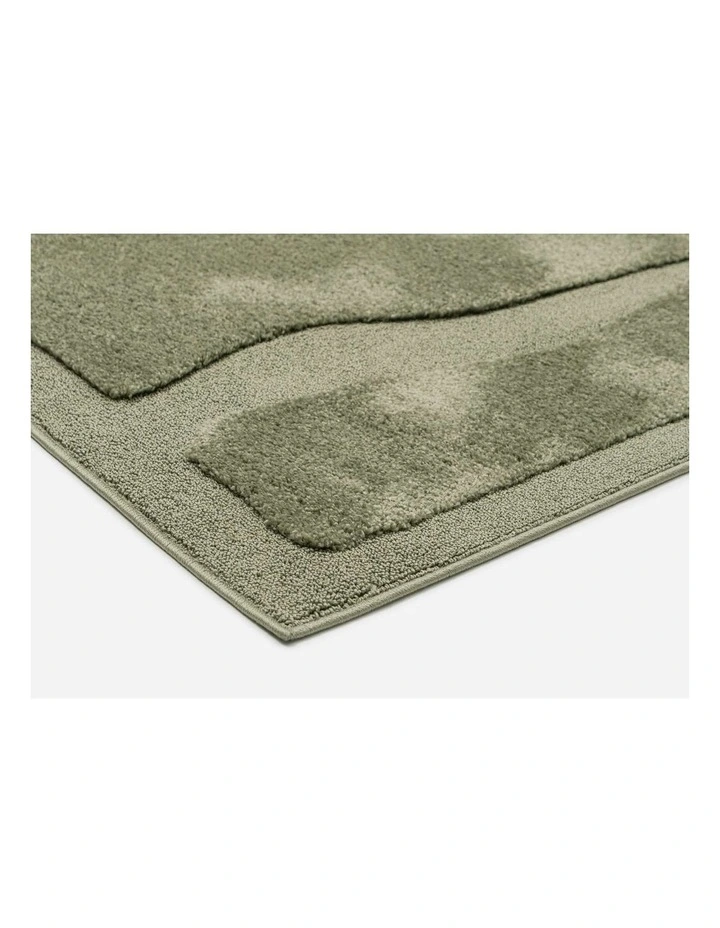 LOOPSIE  BALTIC GREEN MOSAIC RUG image 2