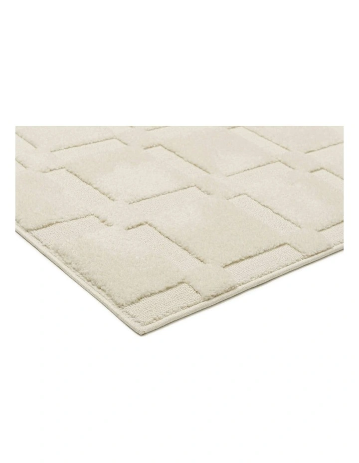 LOOPSIE  FUJI CREAM CHECKERBOARD RUG image 2