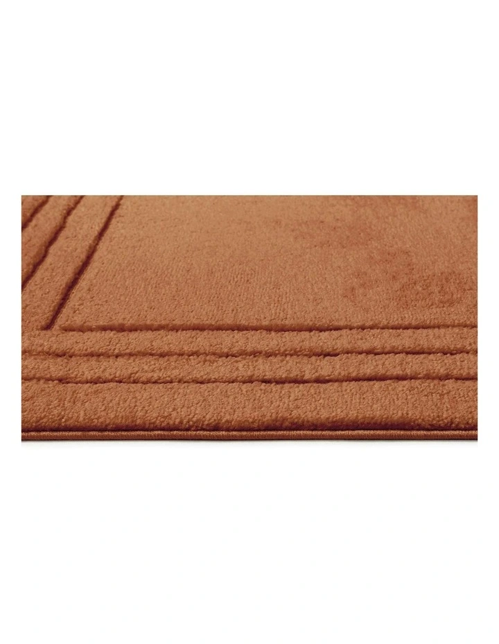 LOOPSIE  GOBI TERRACOTTA BORDERED RUG image 4