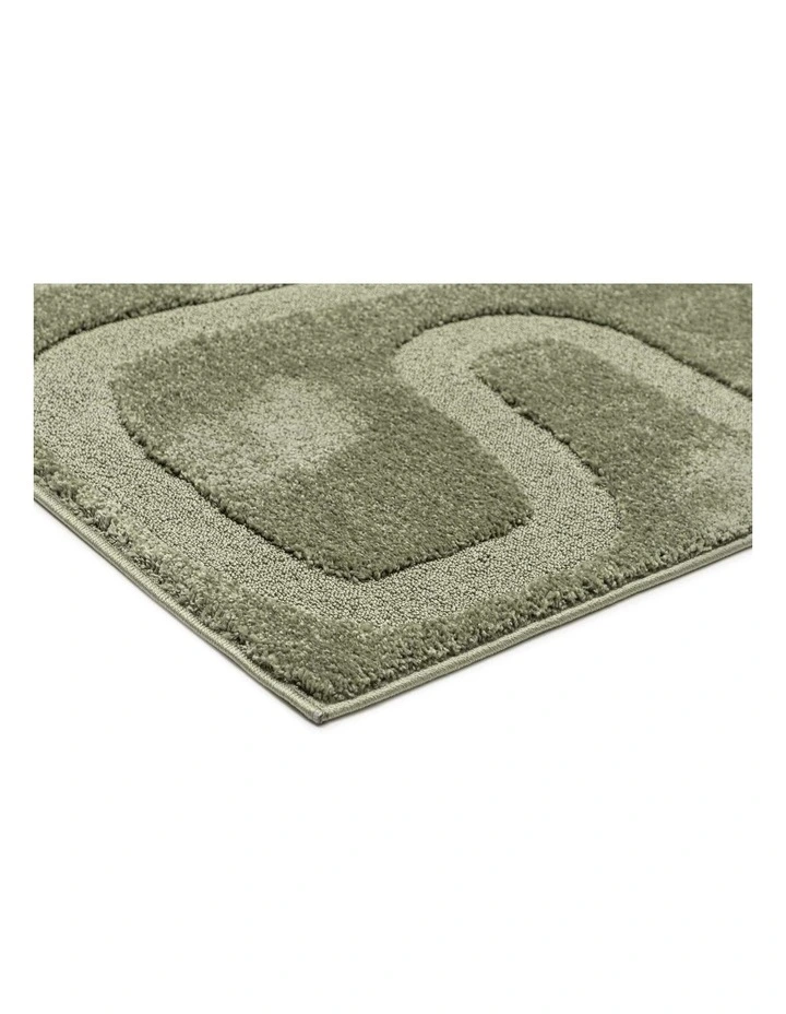 LOOPSIE  ANSE GREEN MAZE RUG image 2