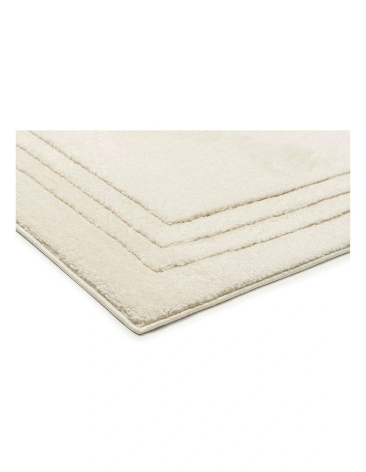 LOOPSIE  ERG CREAM BORDERED RUG image 2
