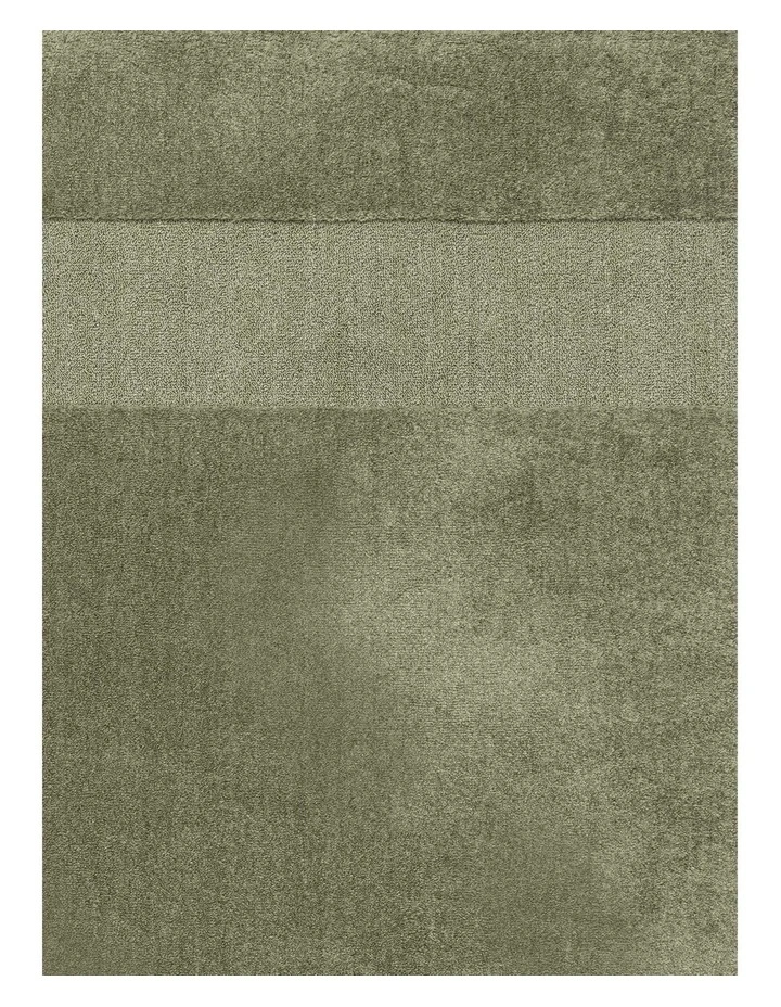 LOOPSIE  ACONCAGUA GREEN BANDED RUG image 5