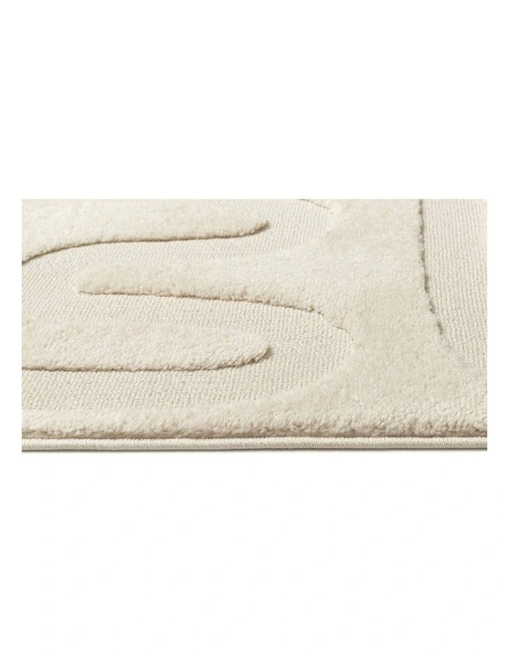 LOOPSIE  ELAFONISSI CREAM SQUIGGLE RUG image 4