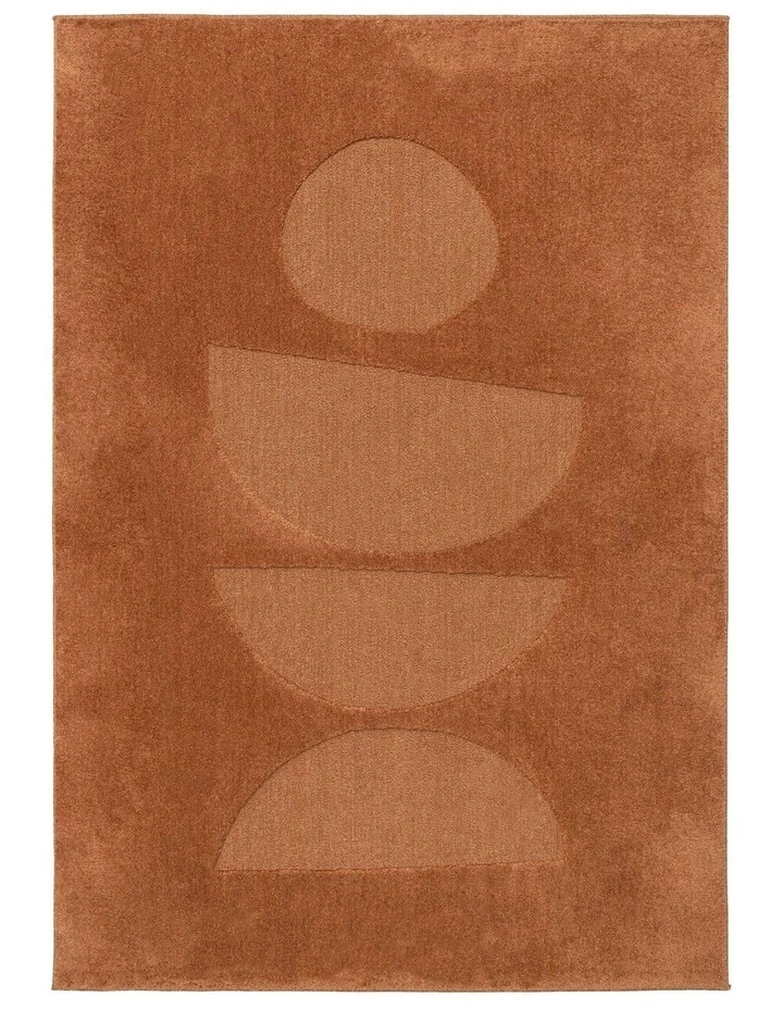 LOOPSIE  LADAKH TERRACOTTA PEBBLE RUG image 1
