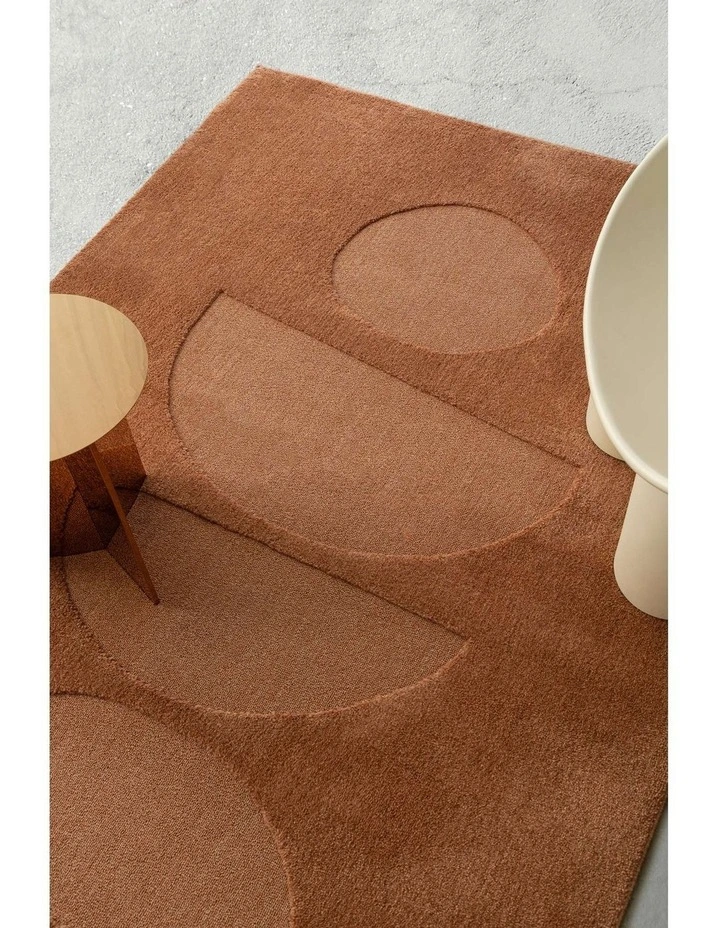 LOOPSIE  LADAKH TERRACOTTA PEBBLE RUG image 7