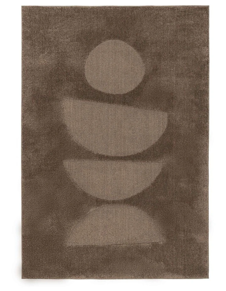 LOOPSIE  HIMALAYA BROWN PEBBLE RUG image 1