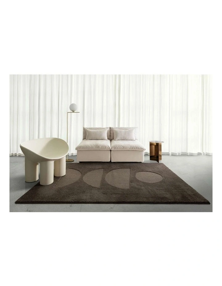 LOOPSIE  HIMALAYA BROWN PEBBLE RUG image 6