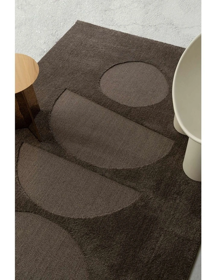 LOOPSIE  HIMALAYA BROWN PEBBLE RUG image 7