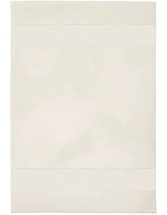 LOOPSIE MATTERHORN CREAM BANDED RUG
