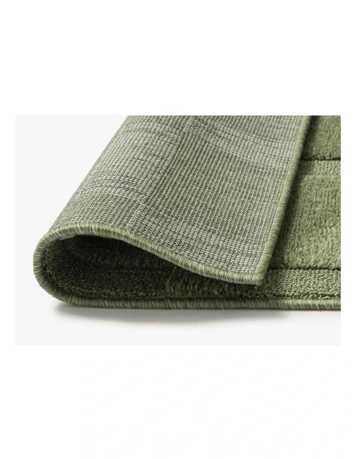 LOOPSIE  MAYON GREEN CHECKERBOARD RUG image 3