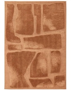 LOOPSIE ADRIATIC TERRACOTTA MOSAIC RUG