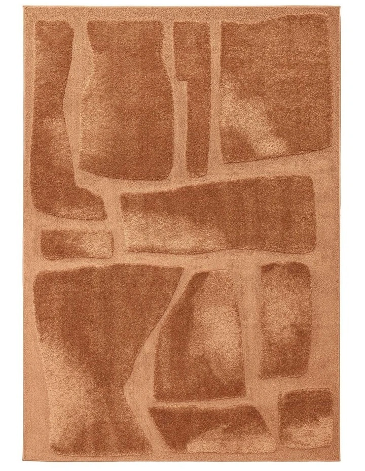 LOOPSIE  ADRIATIC TERRACOTTA MOSAIC RUG image 1