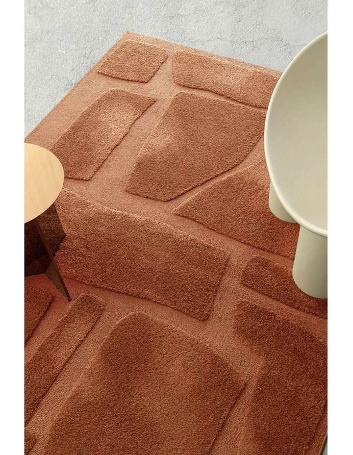 LOOPSIE  ADRIATIC TERRACOTTA MOSAIC RUG image 7