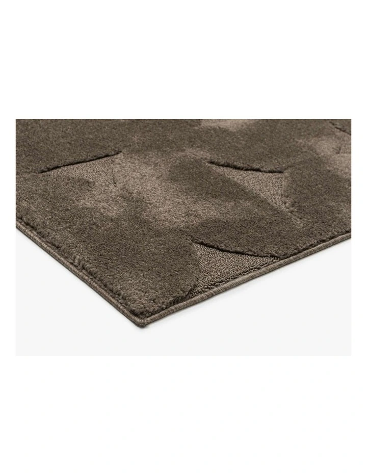 LOOPSIE  TEIDE BROWN GEOMETRIC RUG image 2