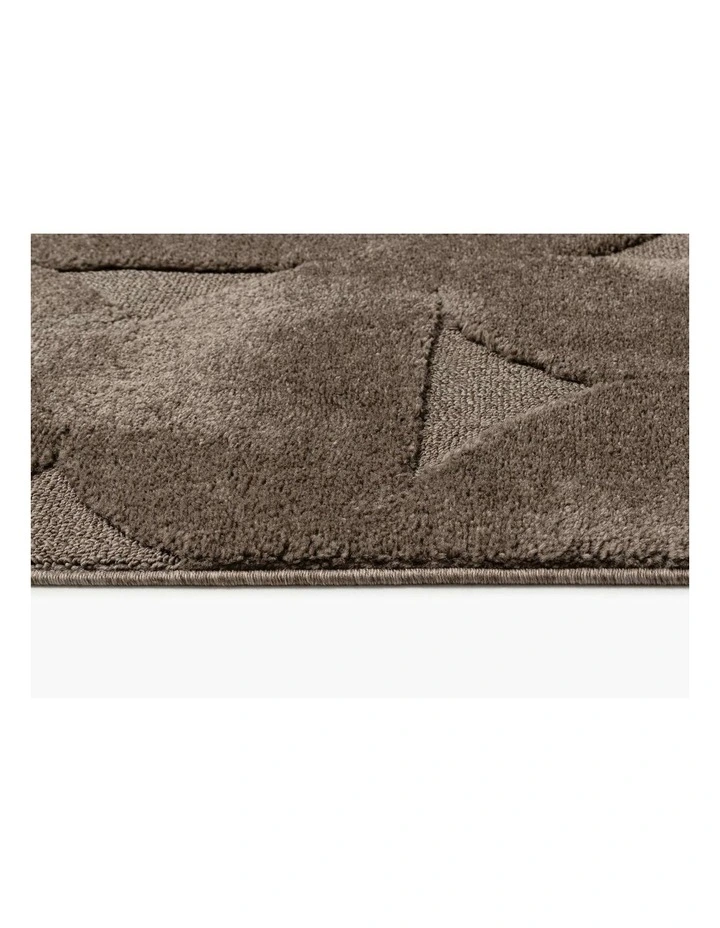 LOOPSIE  TEIDE BROWN GEOMETRIC RUG image 4