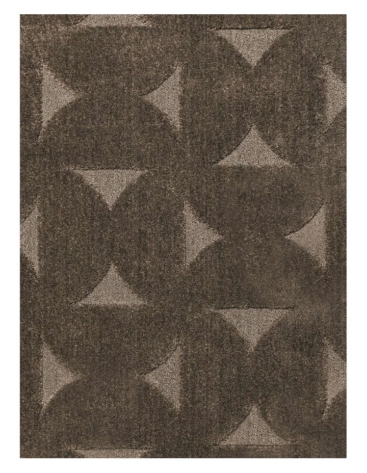 LOOPSIE  TEIDE BROWN GEOMETRIC RUG image 5
