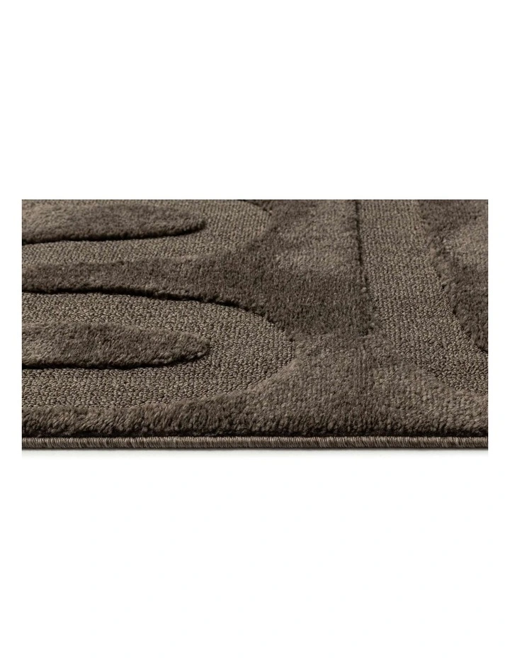 LOOPSIE  BORACAY BROWN SQUIGGLE RUG image 4