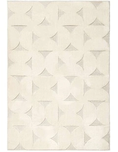 LOOPSIE BROMO CREAM GEOMETRIC RUG