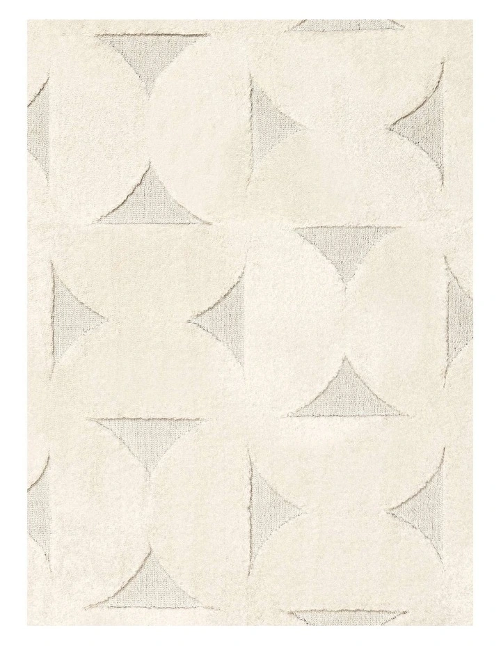LOOPSIE  BROMO CREAM GEOMETRIC RUG image 4