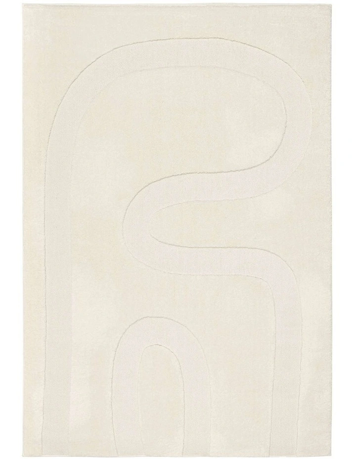 LOOPSIE BONDI CREAM RIVER RUG image 1
