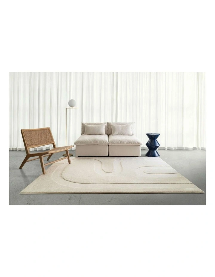 LOOPSIE BONDI CREAM RIVER RUG image 6