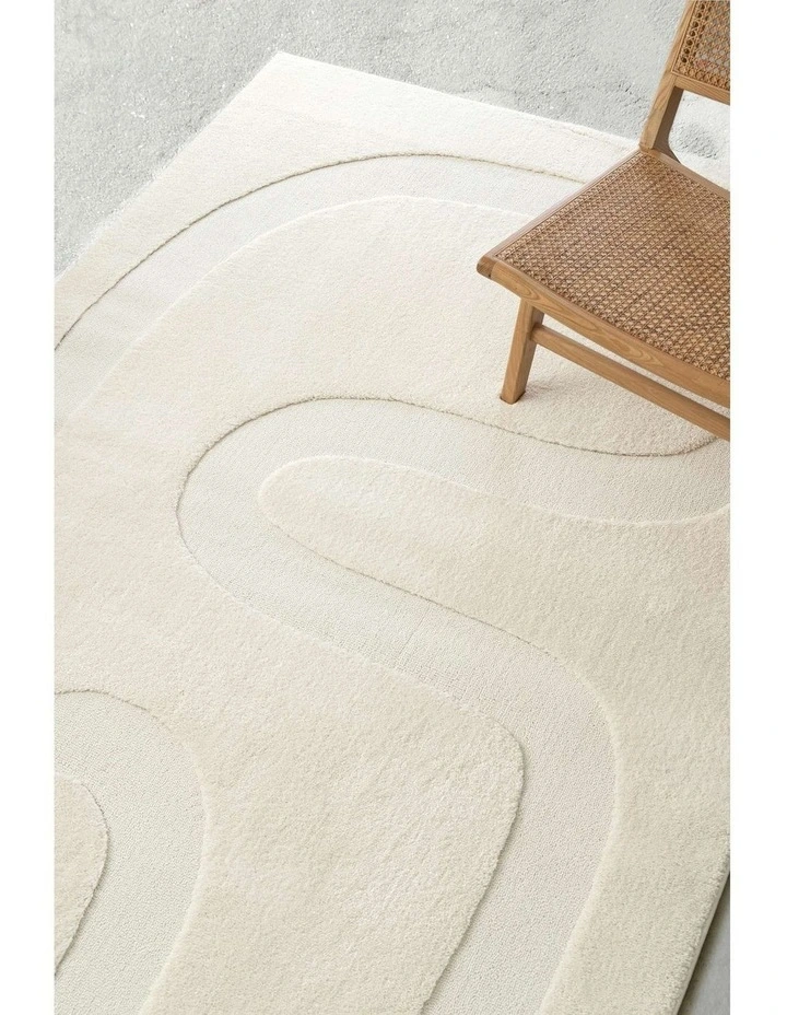 LOOPSIE BONDI CREAM RIVER RUG image 7