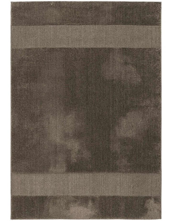 LOOPSIE BWINDI BROWN BANDED RUG image 1