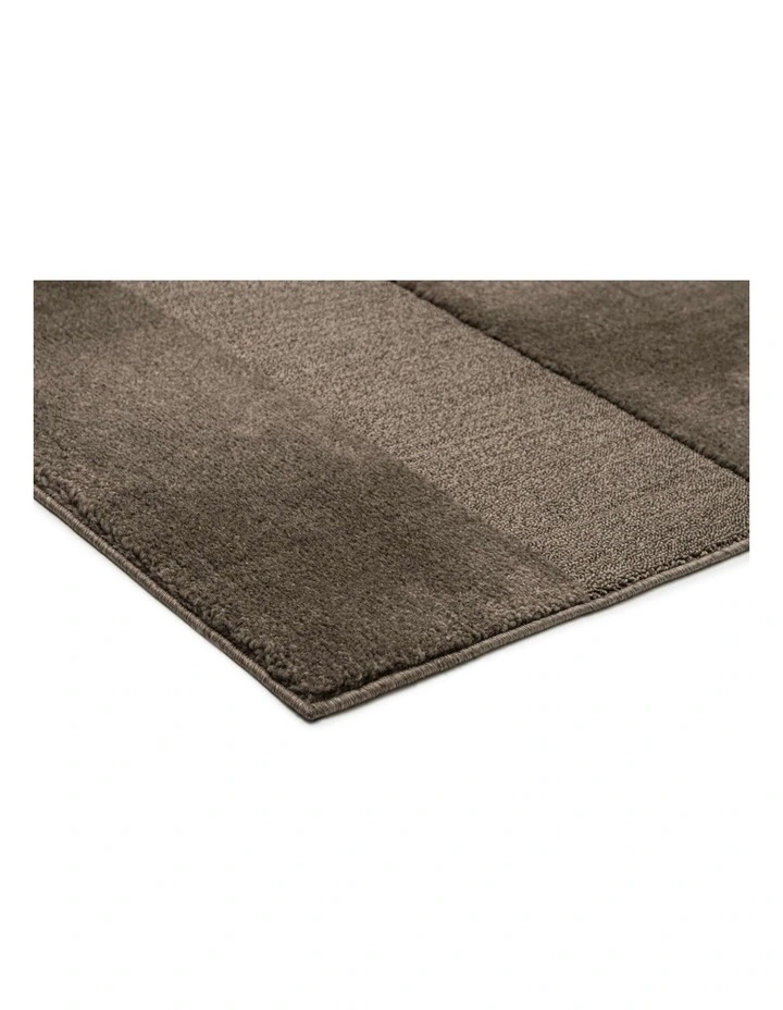 LOOPSIE BWINDI BROWN BANDED RUG image 2