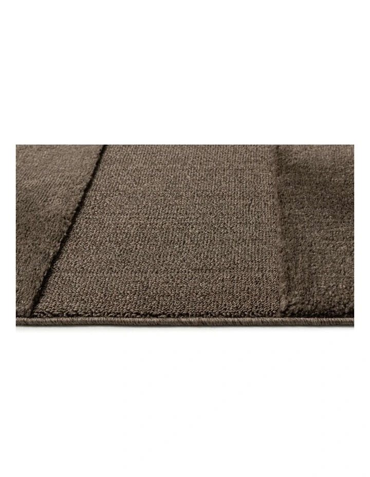 LOOPSIE BWINDI BROWN BANDED RUG image 4