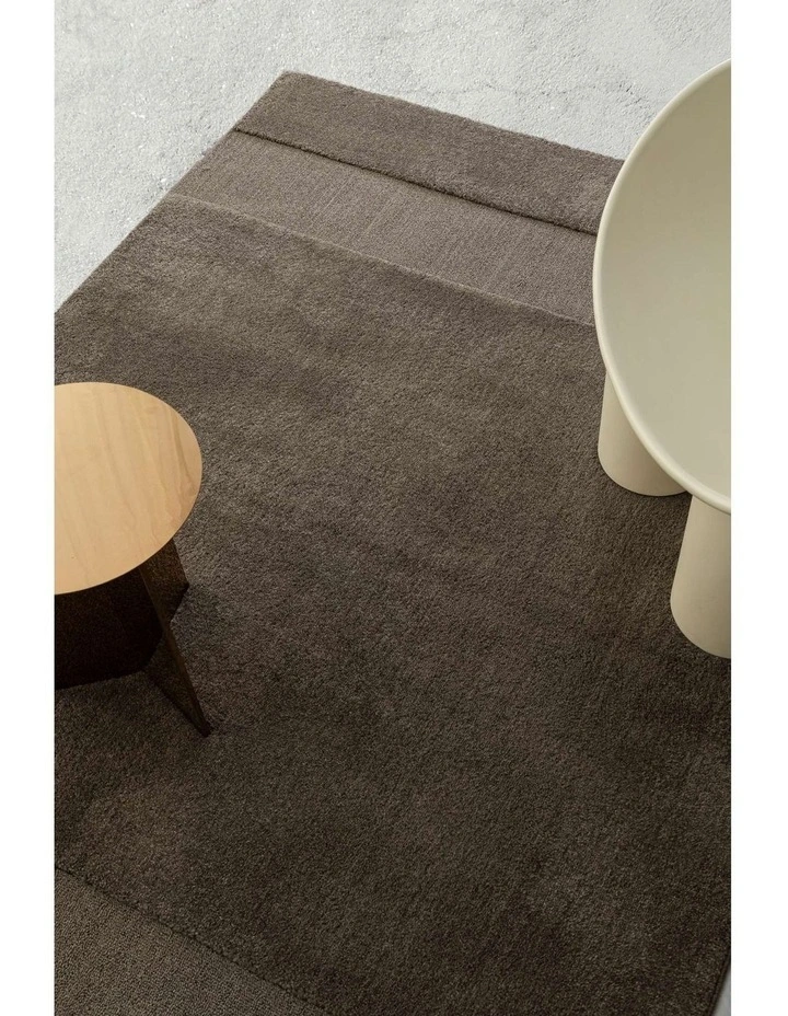 LOOPSIE BWINDI BROWN BANDED RUG image 7