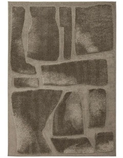 LOOPSIE  AEGEAN BROWN MOSAIC RUG