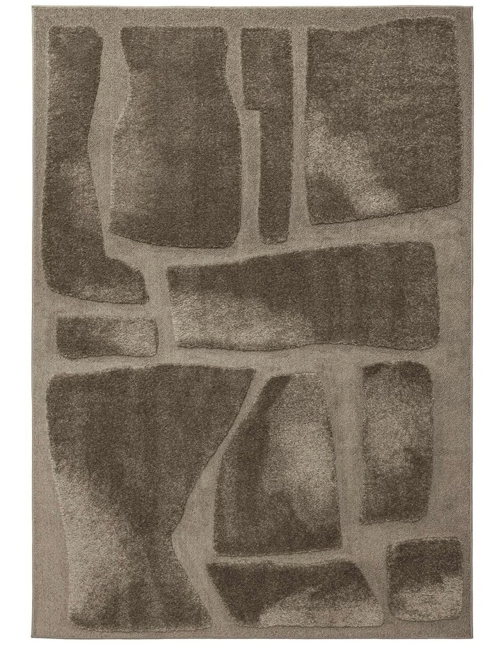 LOOPSIE AEGEAN BROWN MOSAIC RUG image 1