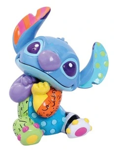 Disney Britto - Stitch Sitting Mini Figurine, 9cm H