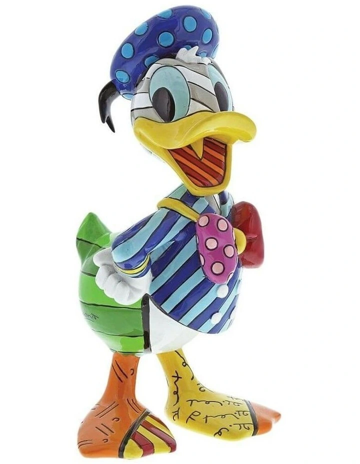 Disney by Britto - Donald Duck Large Figurine 20cm - Stone Resin - Decor image 2