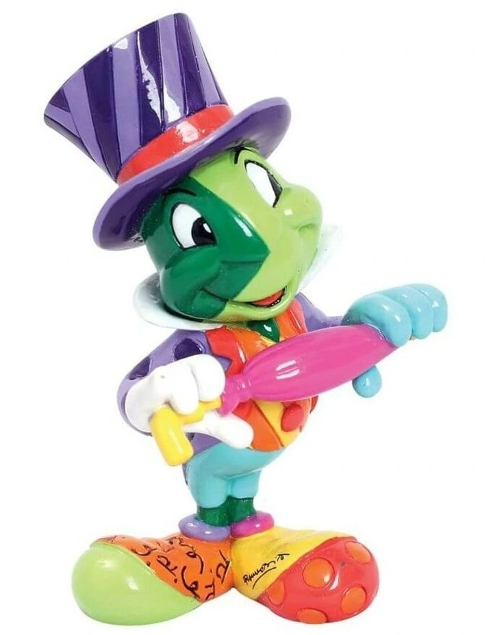 Disney by Britto - Jiminy Cricket Mini Figurine - Stone Resin - Decor image 1