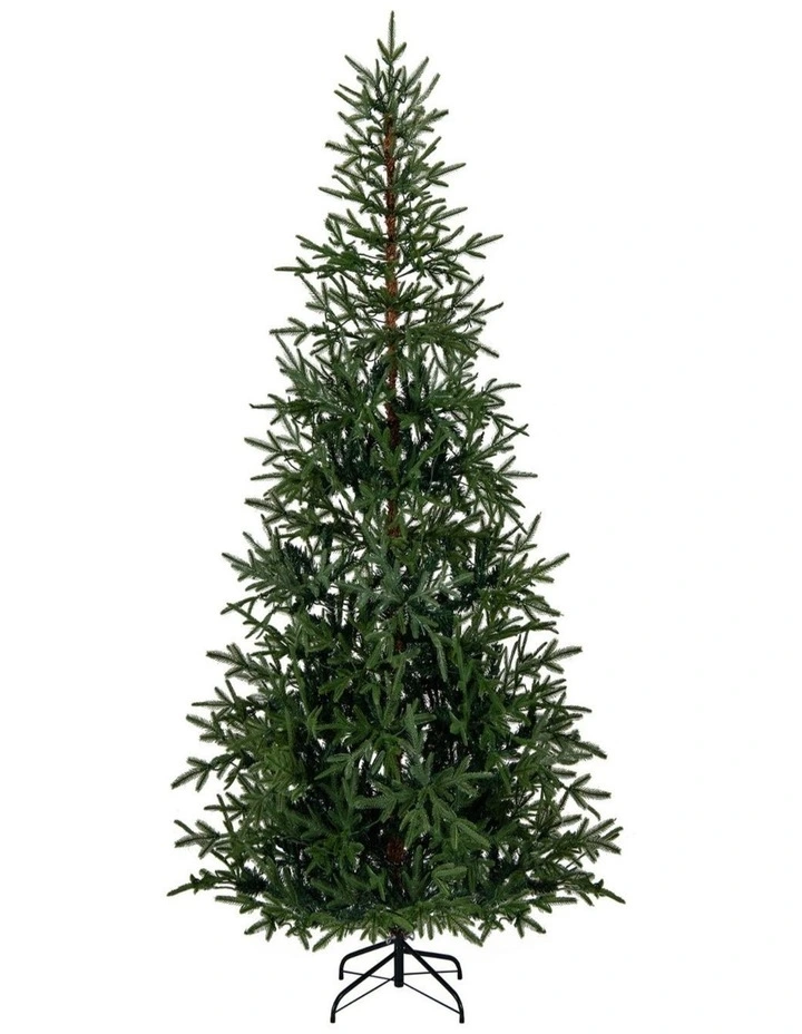 1.8m/2.1m Pre-Lit Artificial Christmas Tree with 250/300 Warm White Lights image 2