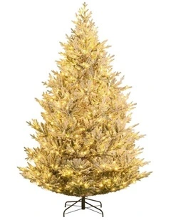 1.8m Pre-Lit Artificial Christmas Tree with 13 Lighting Modes