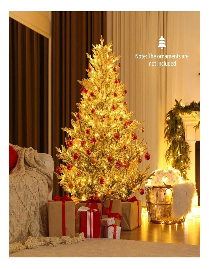 1.8m Pre-Lit Artificial Christmas Tree with 13 Lighting Modes image 5