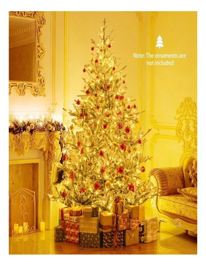 2.1m Pre-Lit Artificial Christmas Tree with 13 Lighting Modes image 2