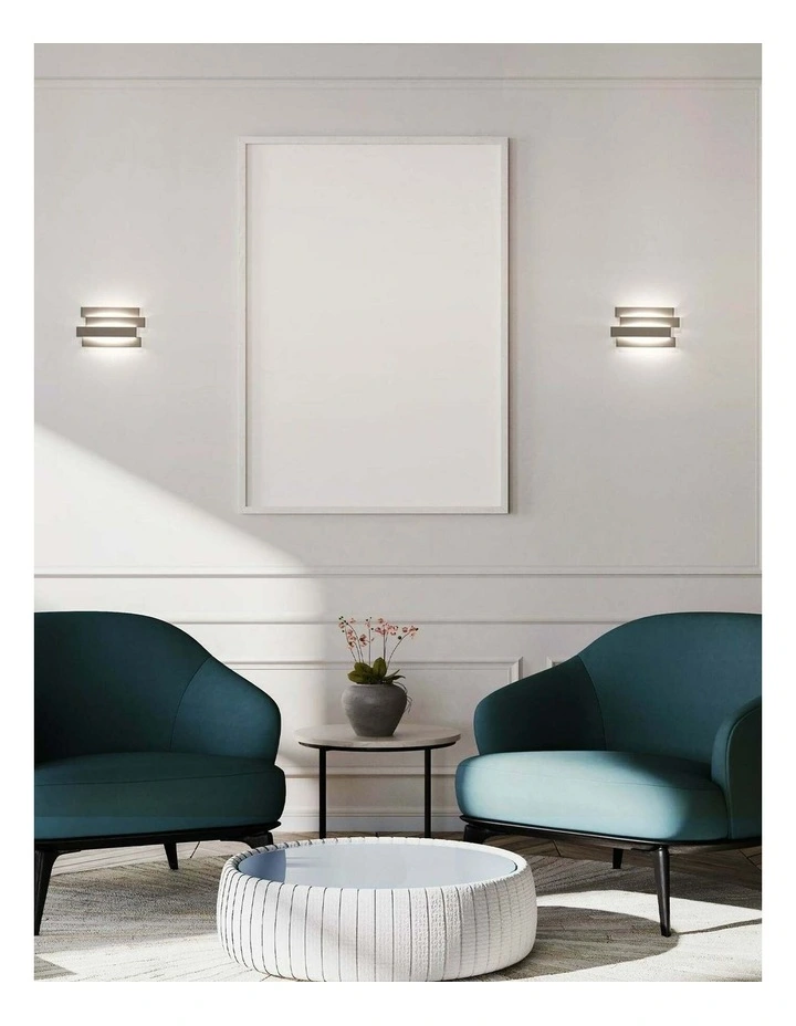Nagoya City Series LED Tri-CCT Interior Rectangular Up/Down Dimmable Wall Light image 4