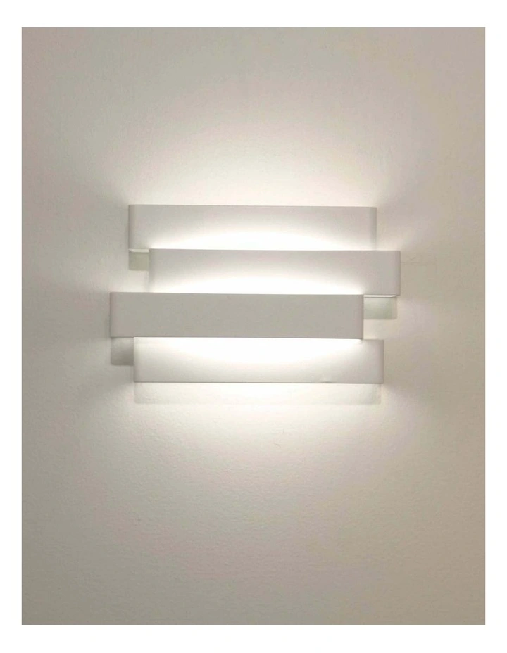 Nagoya City Series LED Tri-CCT Interior Rectangular Up/Down Dimmable Wall Light image 6