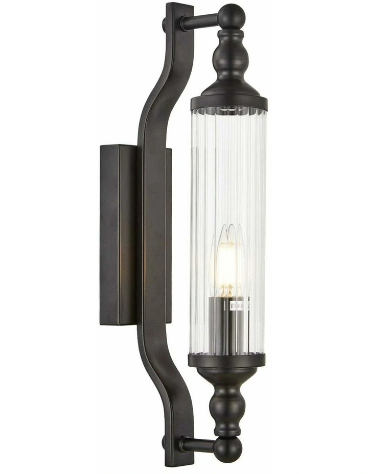 Rodillo Interior Tubular Clear Glass Wall Lights image 1