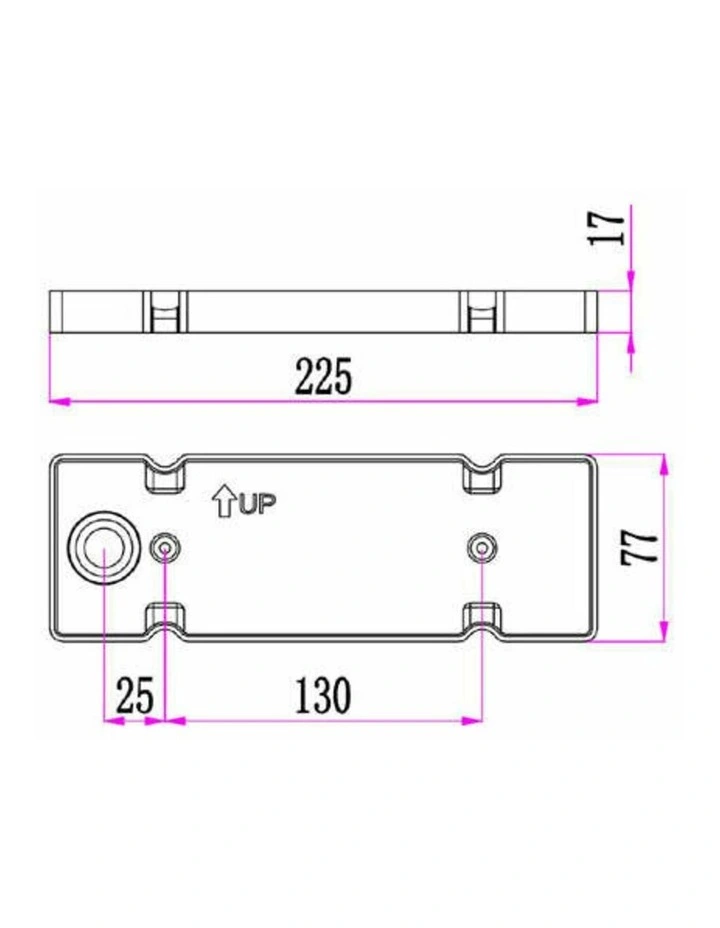 Repisa Exterior LED Tri-CCT Curved Wedge Surface Mounted Wall Lights IP65 image 3