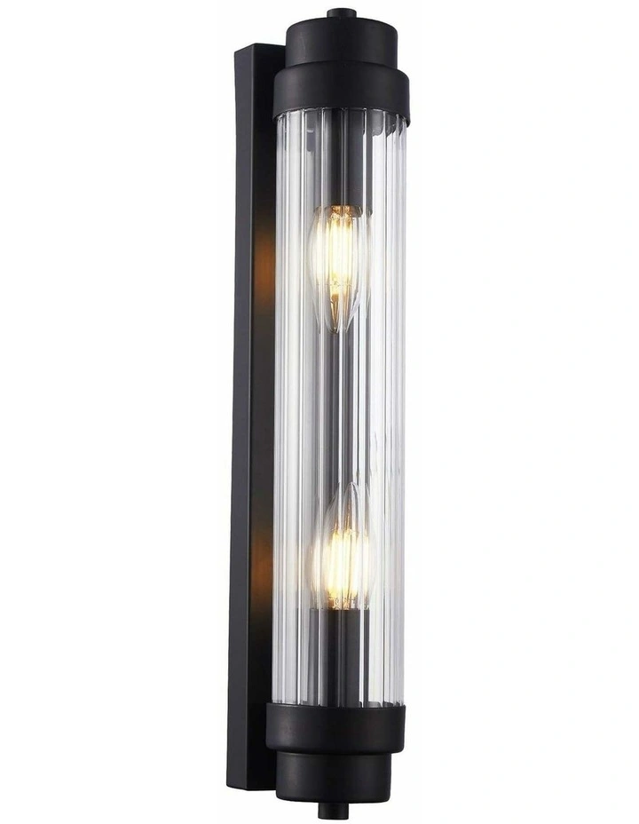 Varrillas Interior Up/Down Clear Glass Rod Wall Lights image 1