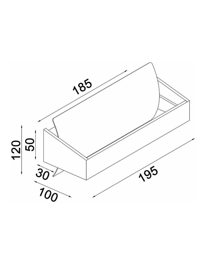Atlanta City Series LED Interior Tri-CCT Up/Down Rectangular Dimmable Wall Light image 3