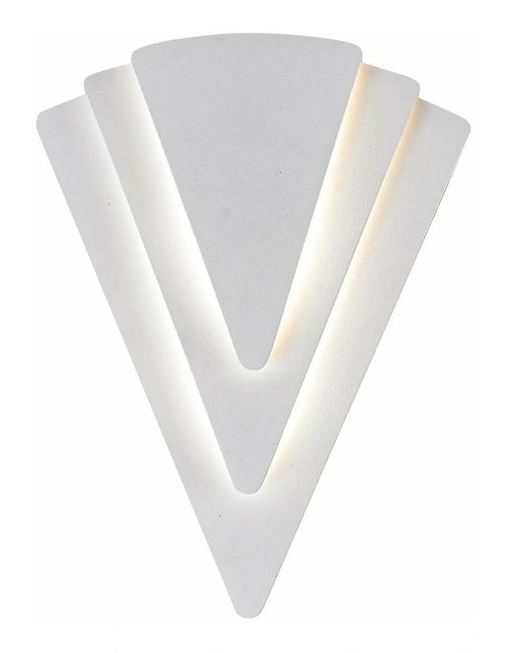 Surat City Series LED Dual-CCT Interior Triangular Dimmable Wall Light image 1