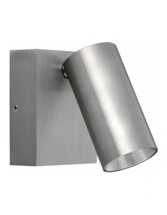 Surface Mounted LED Tri-CCT Single Adjustable Wall/Pillar Light (Titanium) IP65